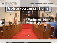 Tablet Screenshot of holy-nativity.com
